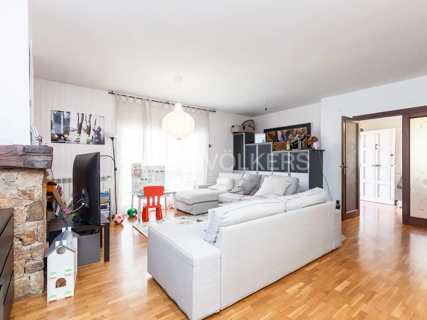 Sala de estar de Casa o chalet en venta en Mataró con Aire acondicionado, Calefacción y Jardín privado