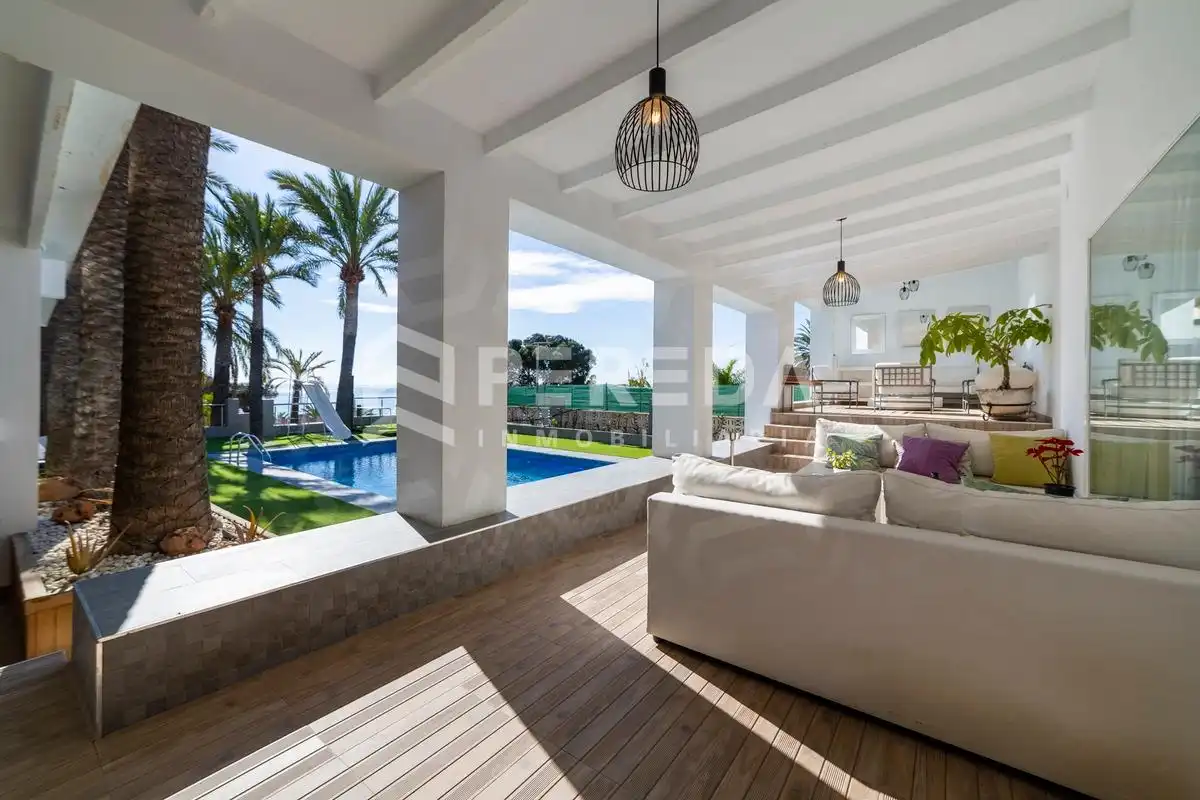 Exterior view of Houses for sale in Roquetas de Mar  with Private garden and Swimming Pool