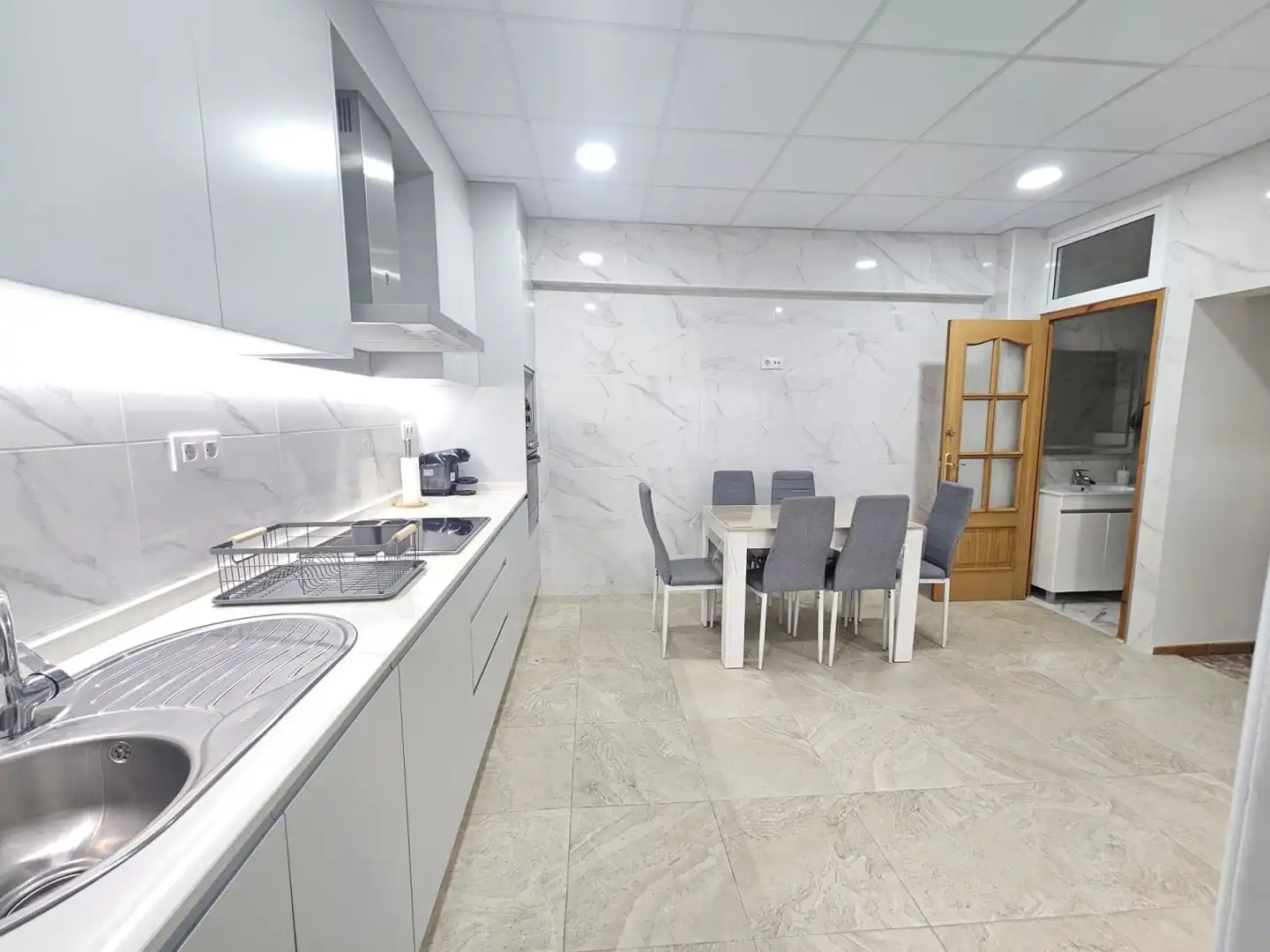 Cuina de Casa o xalet de lloguer en Águilas amb Terrassa