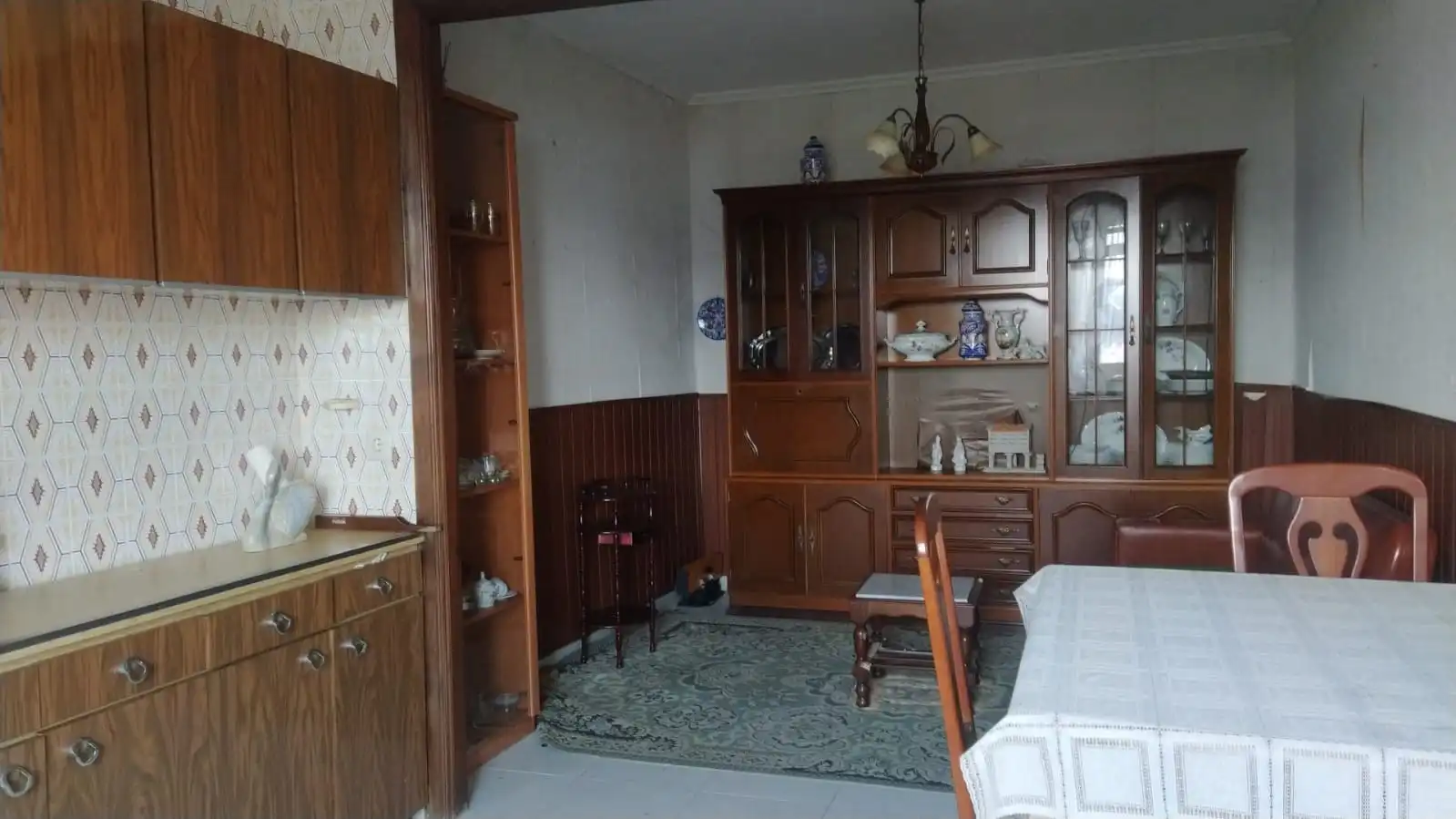 Comedor de Casa o chalet en venta en Cariño con Jardín privado, Parquet y Terraza