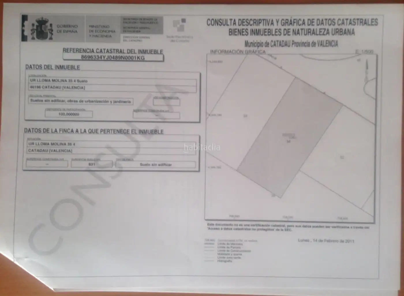 Terreny residencial en venda a Calle C/2 Lloma Molina 31, imagen 8
