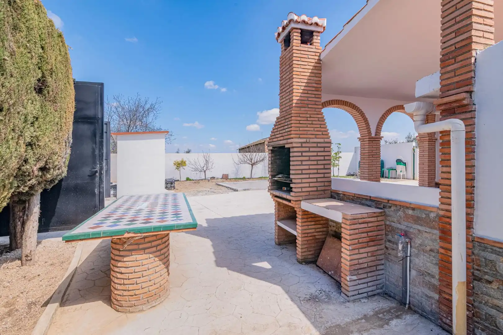 Terraza de Finca rústica de alquiler en Chauchina con Aire acondicionado, Terraza y Trastero