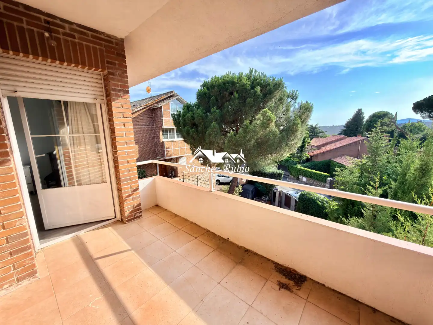 Terrassa de Casa adosada de lloguer en Galapagar amb Calefacció, Jardí privat i Parquet