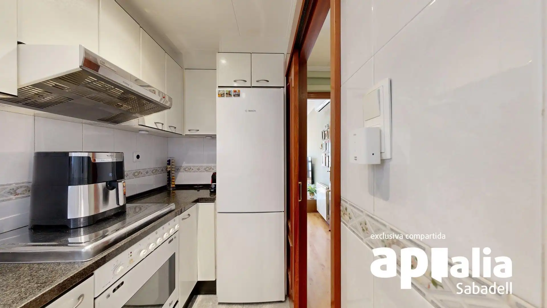 Kitchen of Flat for sale in Sabadell  with Air Conditioner, Heating and Parquet flooring