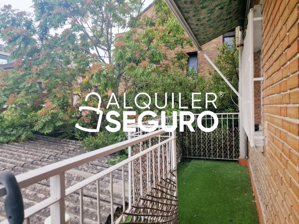 Balcony of Flat to rent in  Madrid Capital  with Air Conditioner, Heating and Terrace