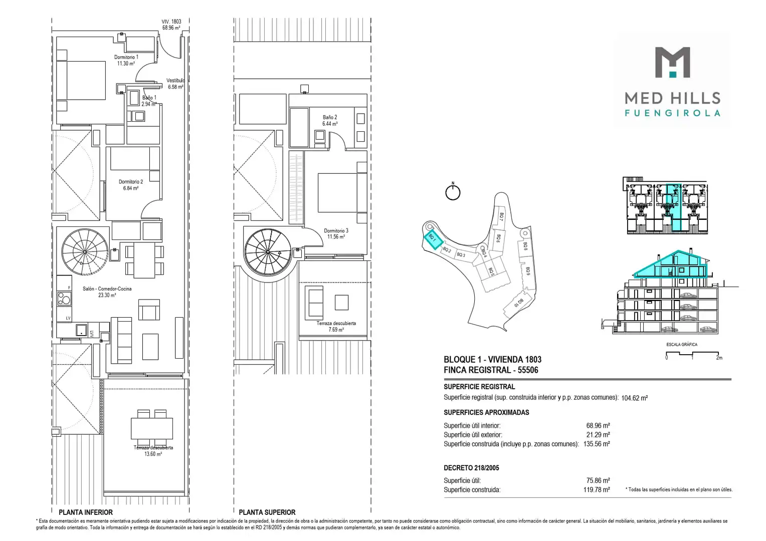 Neubau-Penthouse mit Pool zum Verkauf in Calle Zorzal 16
