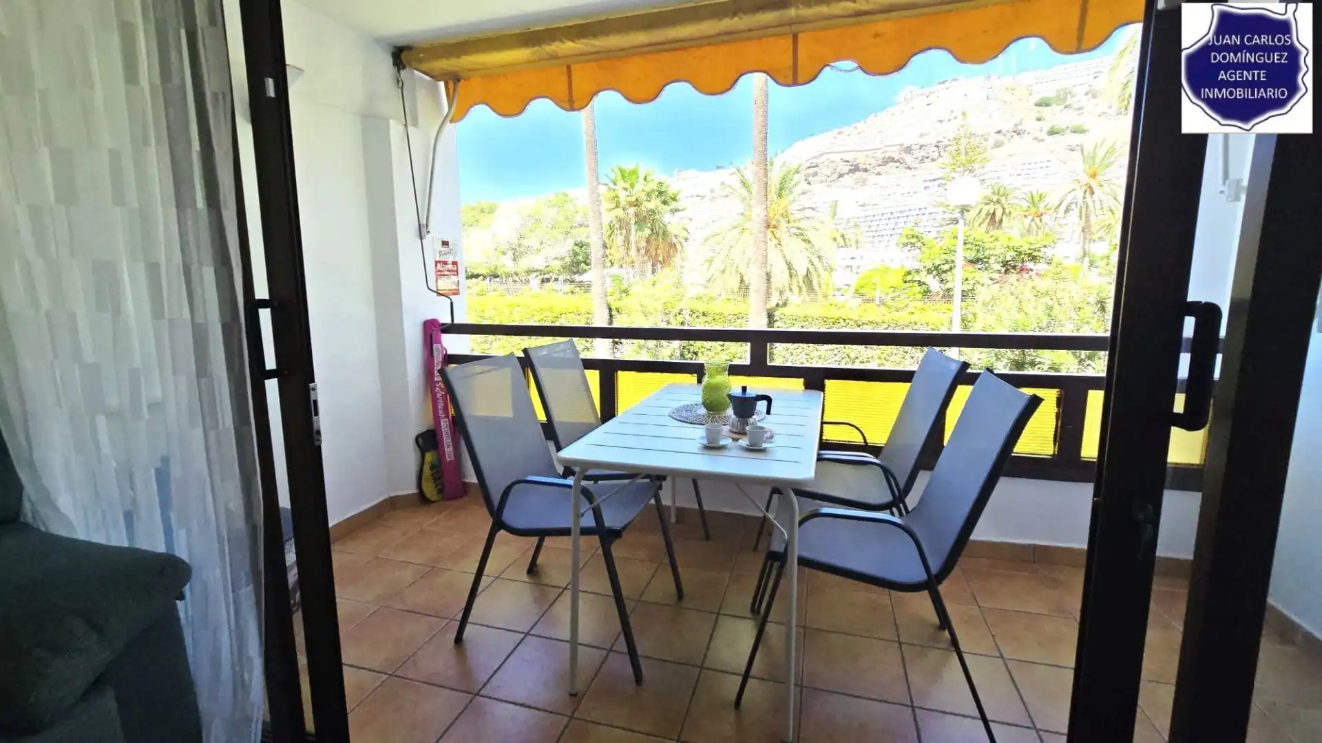 Terrasse von Wohnungen zur Miete in Mogán mit Terrasse, Möbliert und Gemeinschaftspool