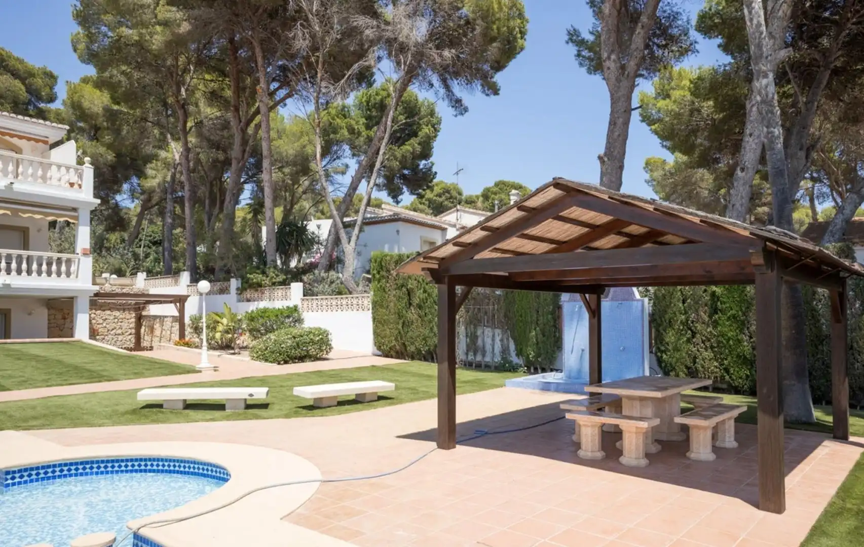 Piscina de Apartamento en venta en Moraira con Aire acondicionado, Calefacción y Terraza