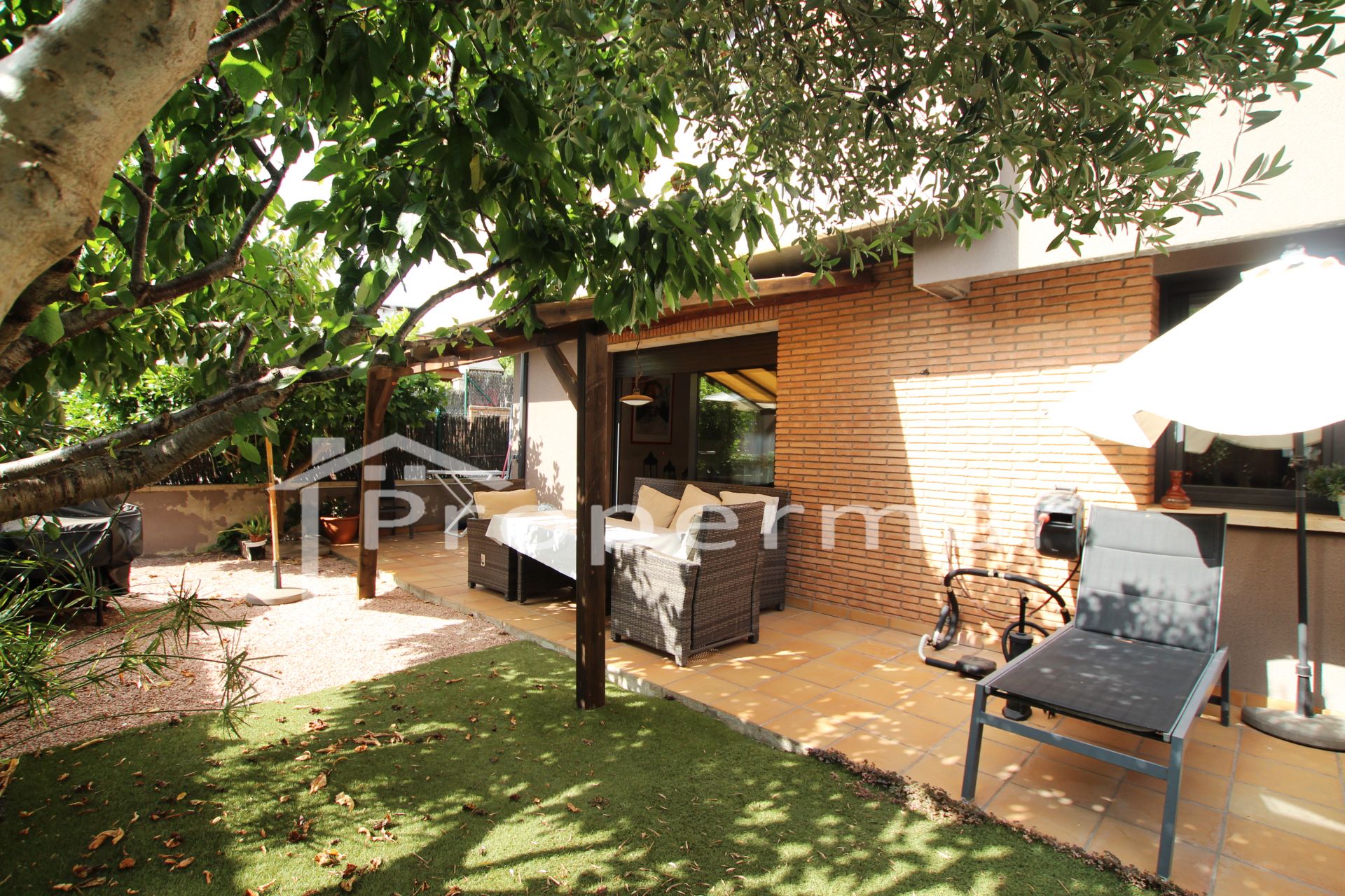Garden of Flat for sale in Llinars del Vallès  with Heating, Private garden and Terrace