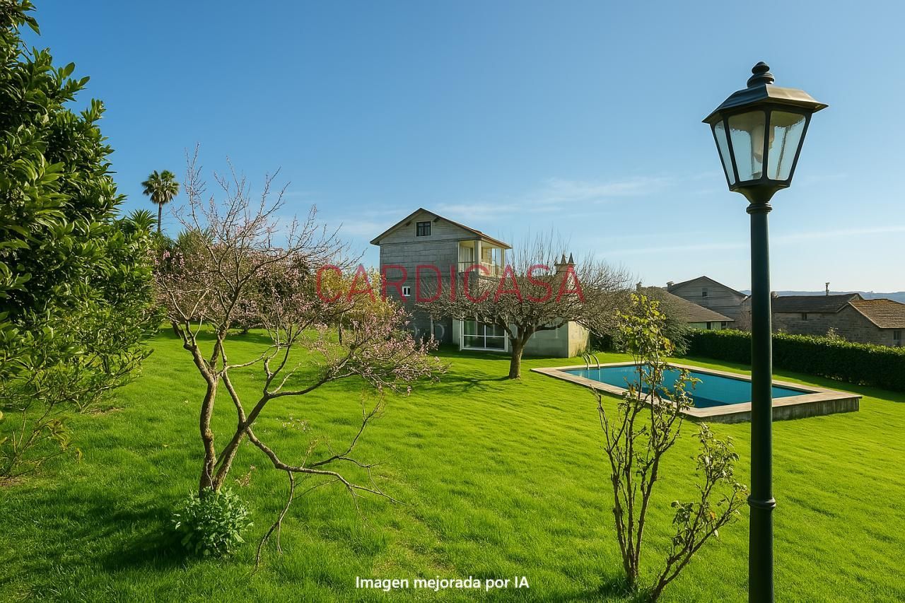 Jardín de Casa o chalet en venta en Vilaboa con Calefacción, Jardín privado y Terraza