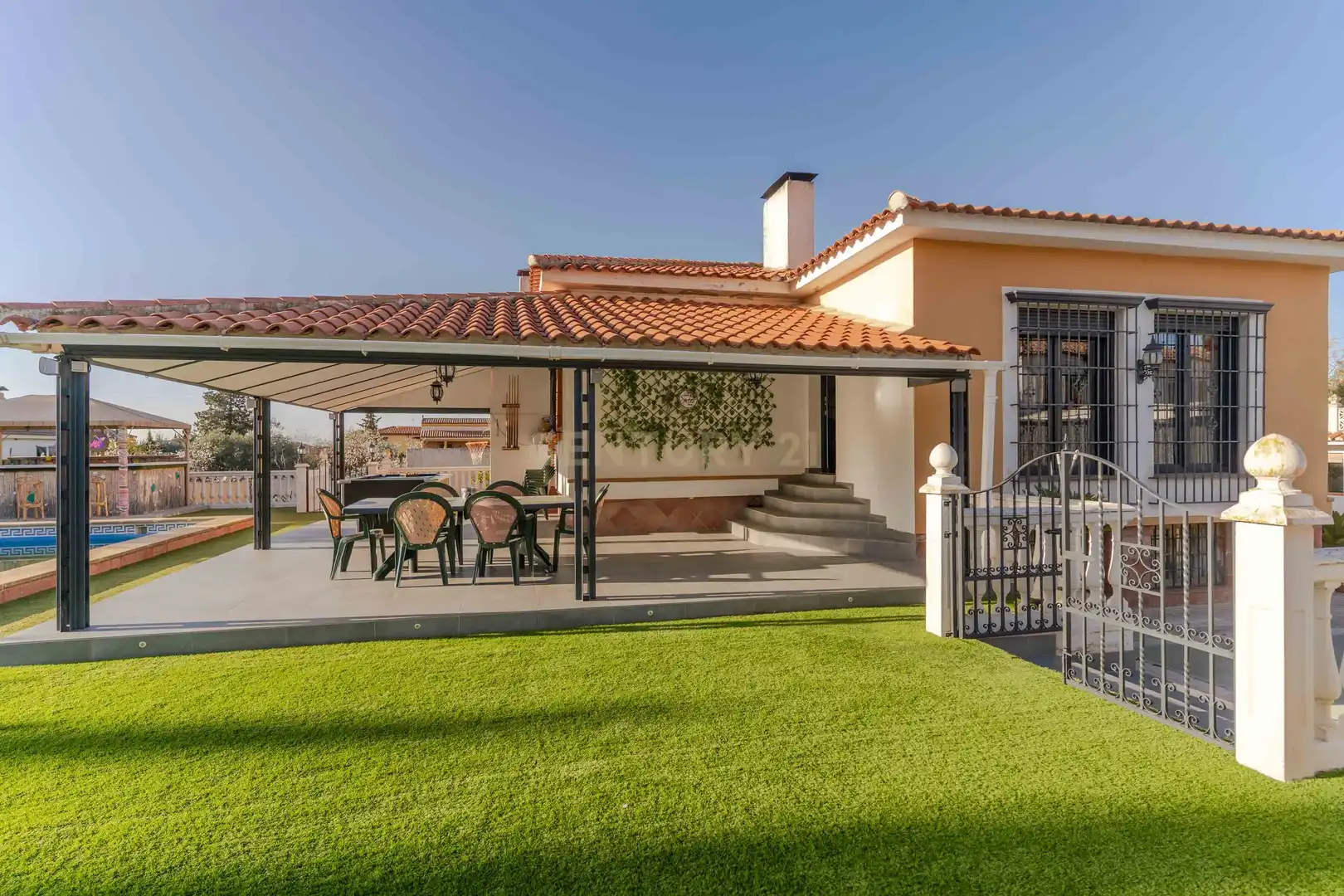 Terraza de Casa o chalet en venta en Villa de Otura con Aire acondicionado, Jardín privado y Piscina