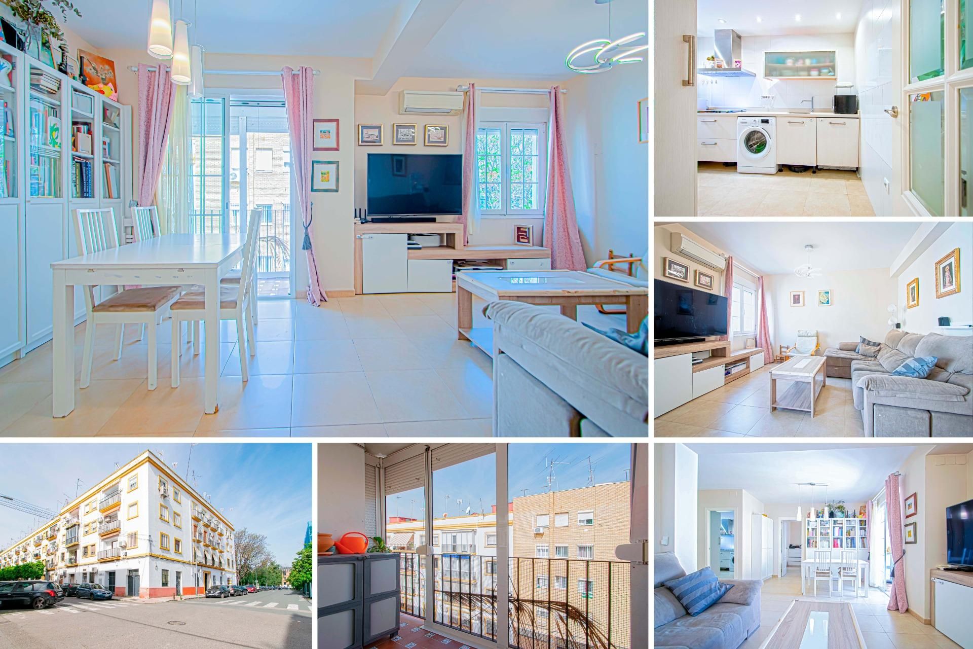 Vista exterior de Piso en venta en  Sevilla Capital con Aire acondicionado y Terraza