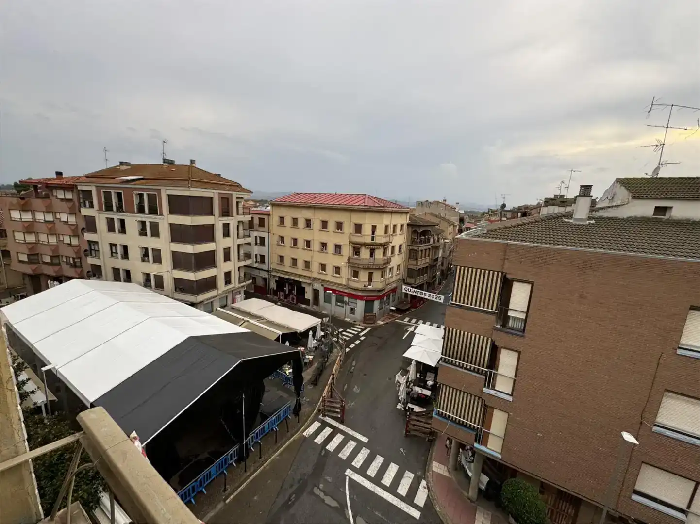 Vista exterior de Piso en venta en Azagra con Parquet y Amueblado