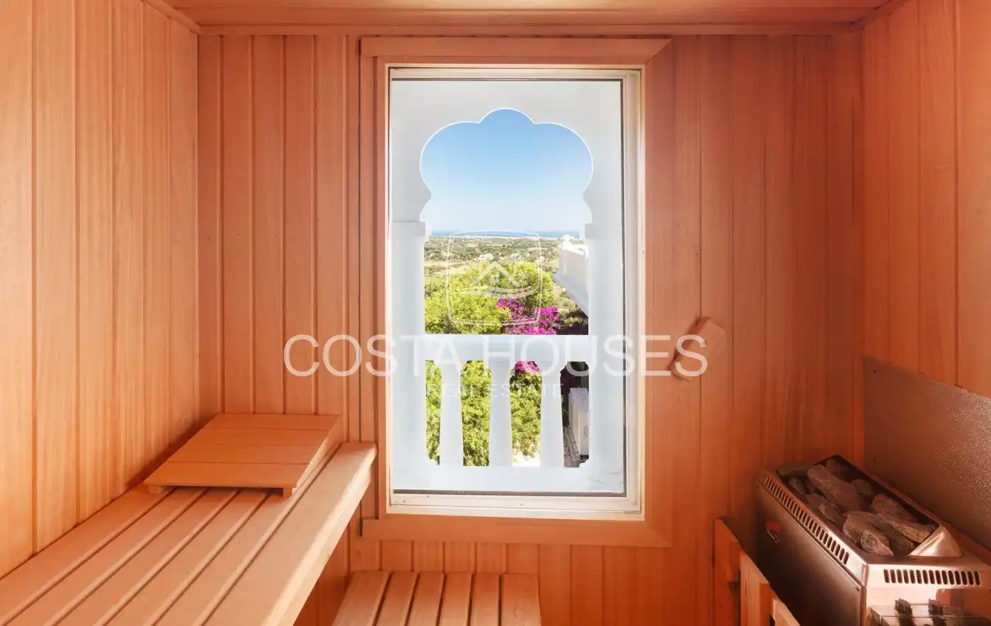 Balcony of Houses for sale in Dénia  with Air Conditioner, Private garden and Terrace