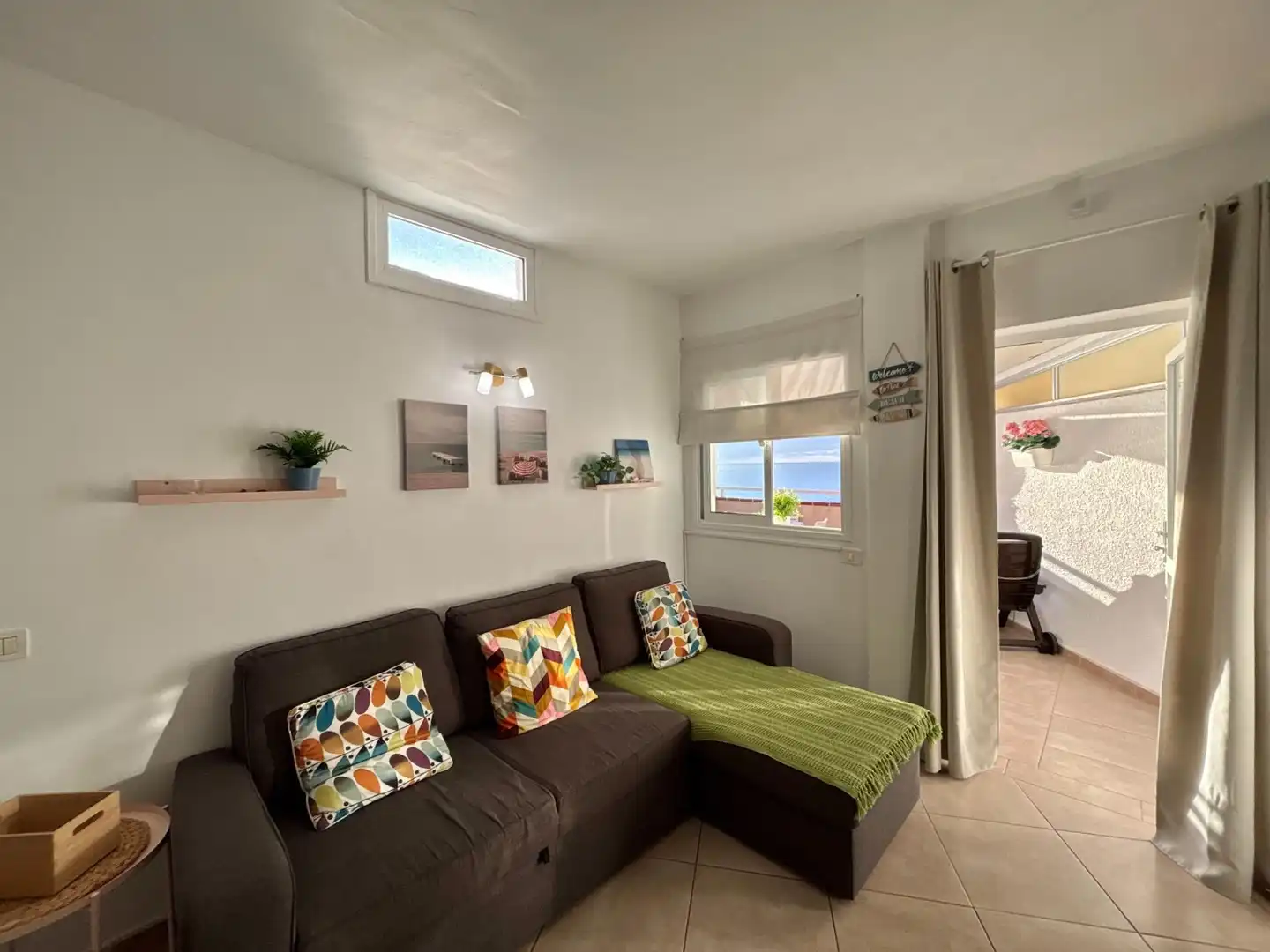 Sala d'estar de Apartament en venda en Tacoronte amb Terrassa i Moblat