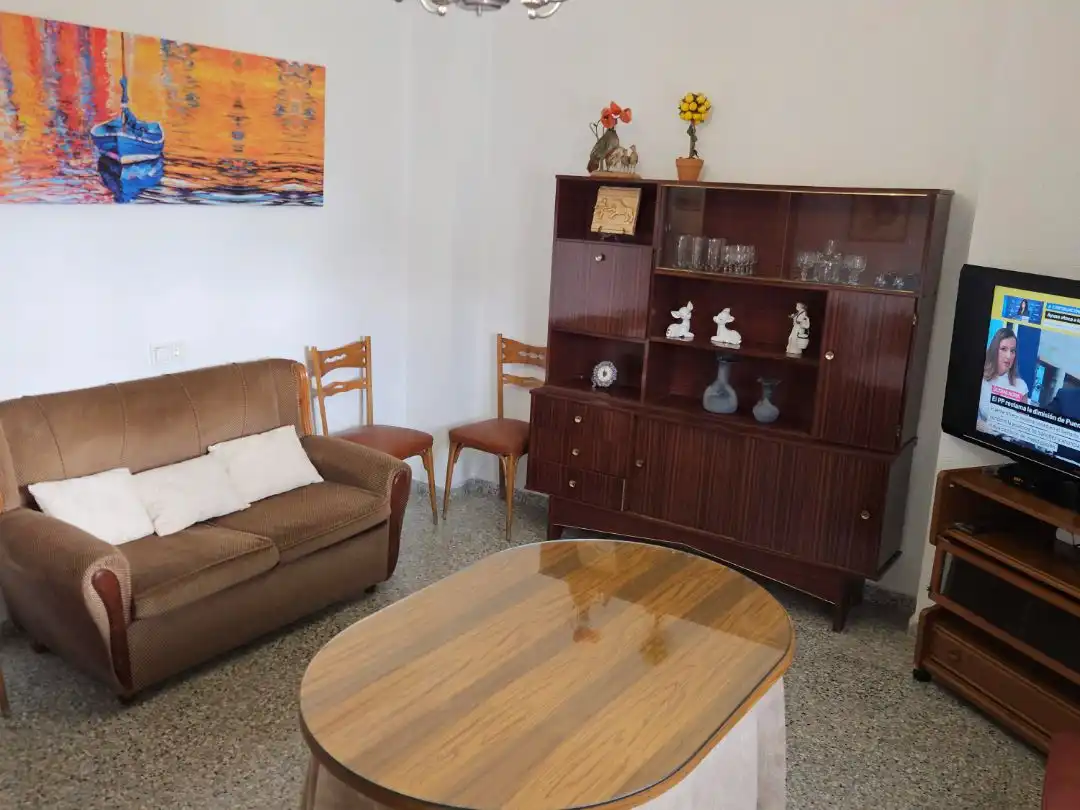 Sala de estar de Piso en venta en Lanjarón con Terraza, Amueblado y Lavadora