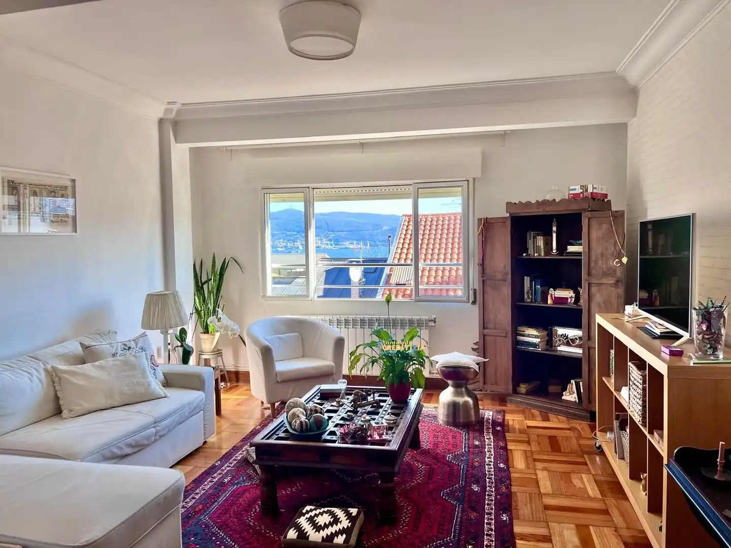 Living room of Flat for rent in Vigo   with Heating and Furnished