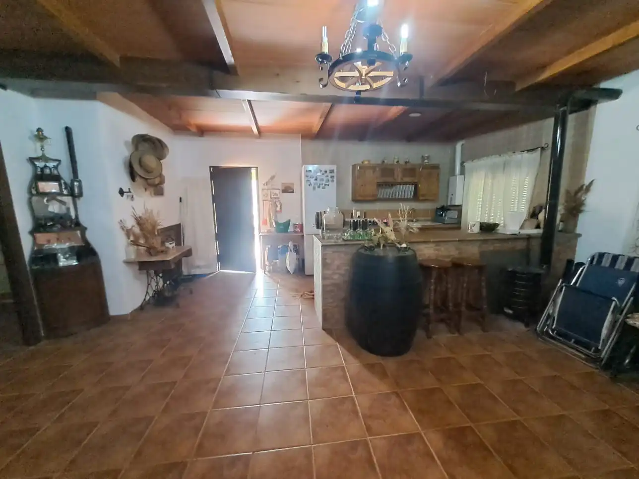 Cuina de Casa o xalet en venda en Alcaracejos amb Piscina i Moblat