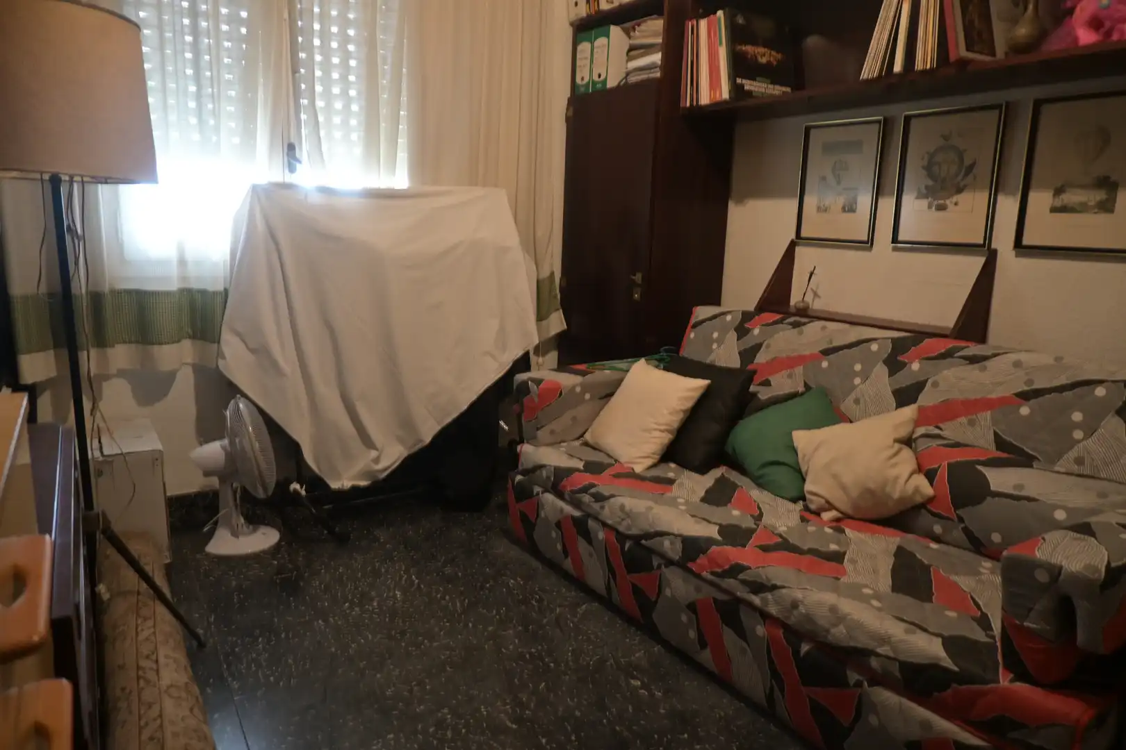 Schlafzimmer von Wohnung zum Verkauf in Castellón de la Plana / Castelló de la Plana mit Klimaanlage und Balkon