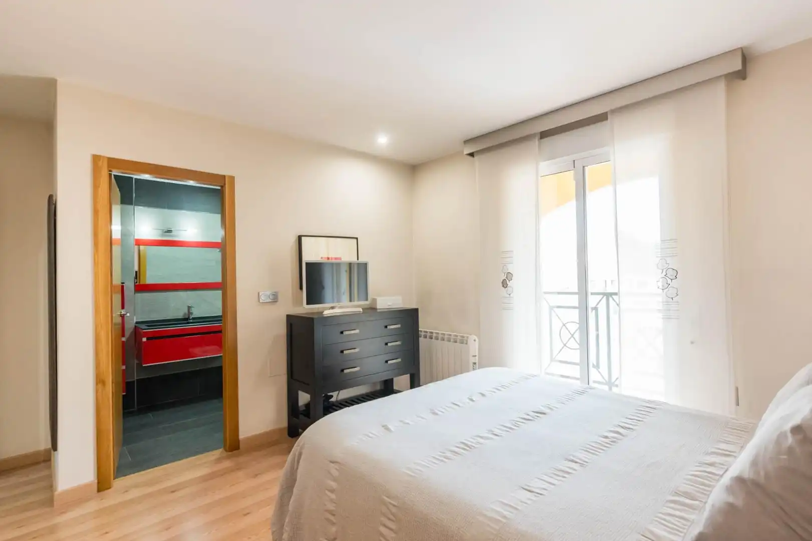 Schlafzimmer von Maisonette zum Verkauf in Villanueva del Río Segura mit Klimaanlage, Terrasse und Abstellraum