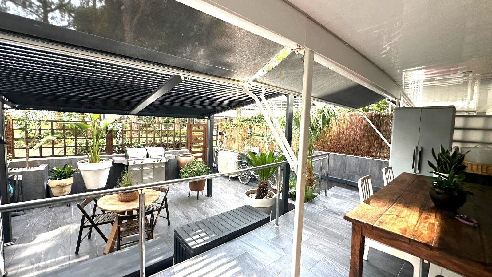 Terrace of Flat for sale in Blanes  with Air Conditioner, Heating and Private garden