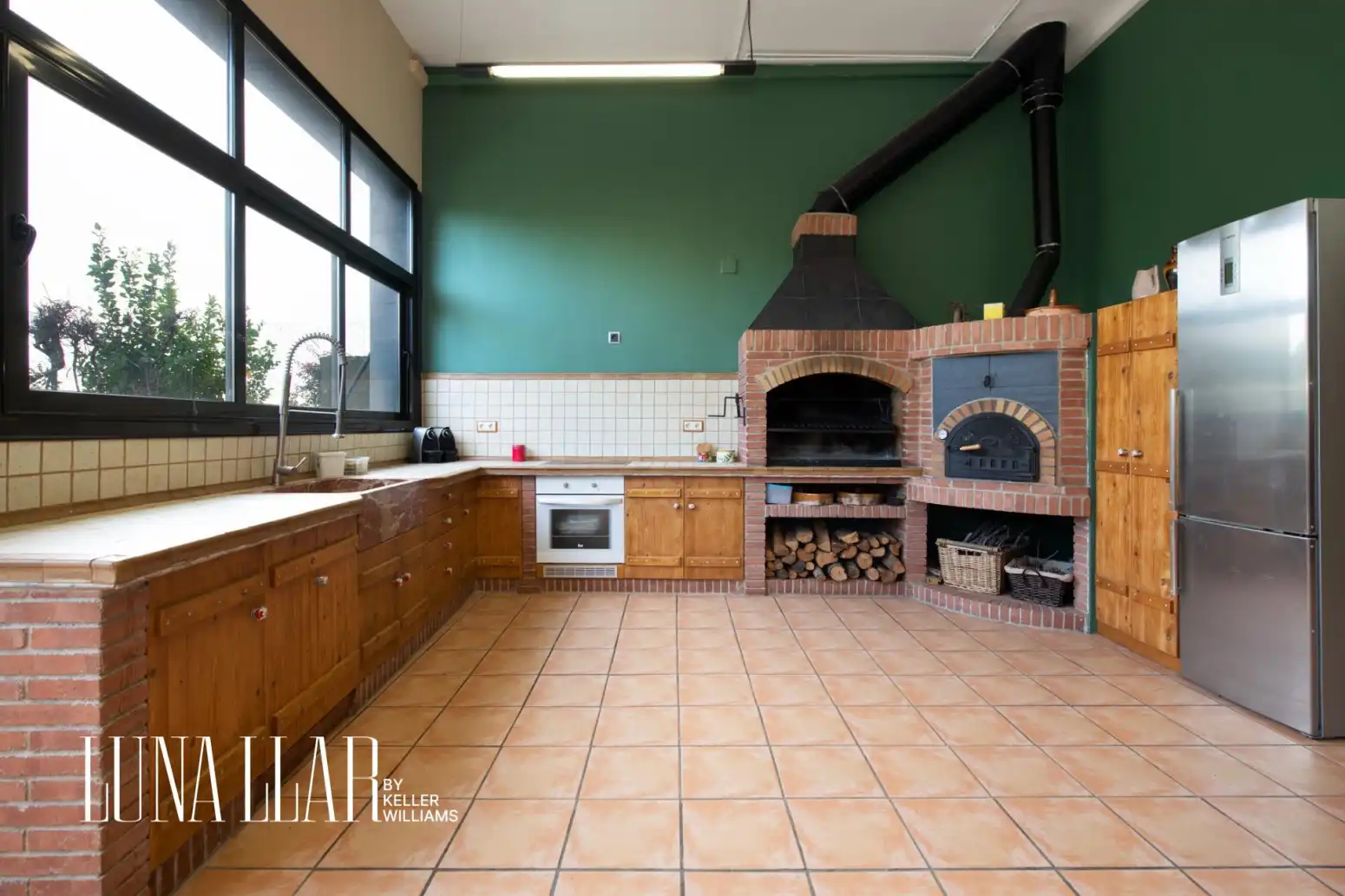 Kitchen of Detached homes for sale in Sant Climent de Llobregat  with Heating, Parquet flooring and Terrace