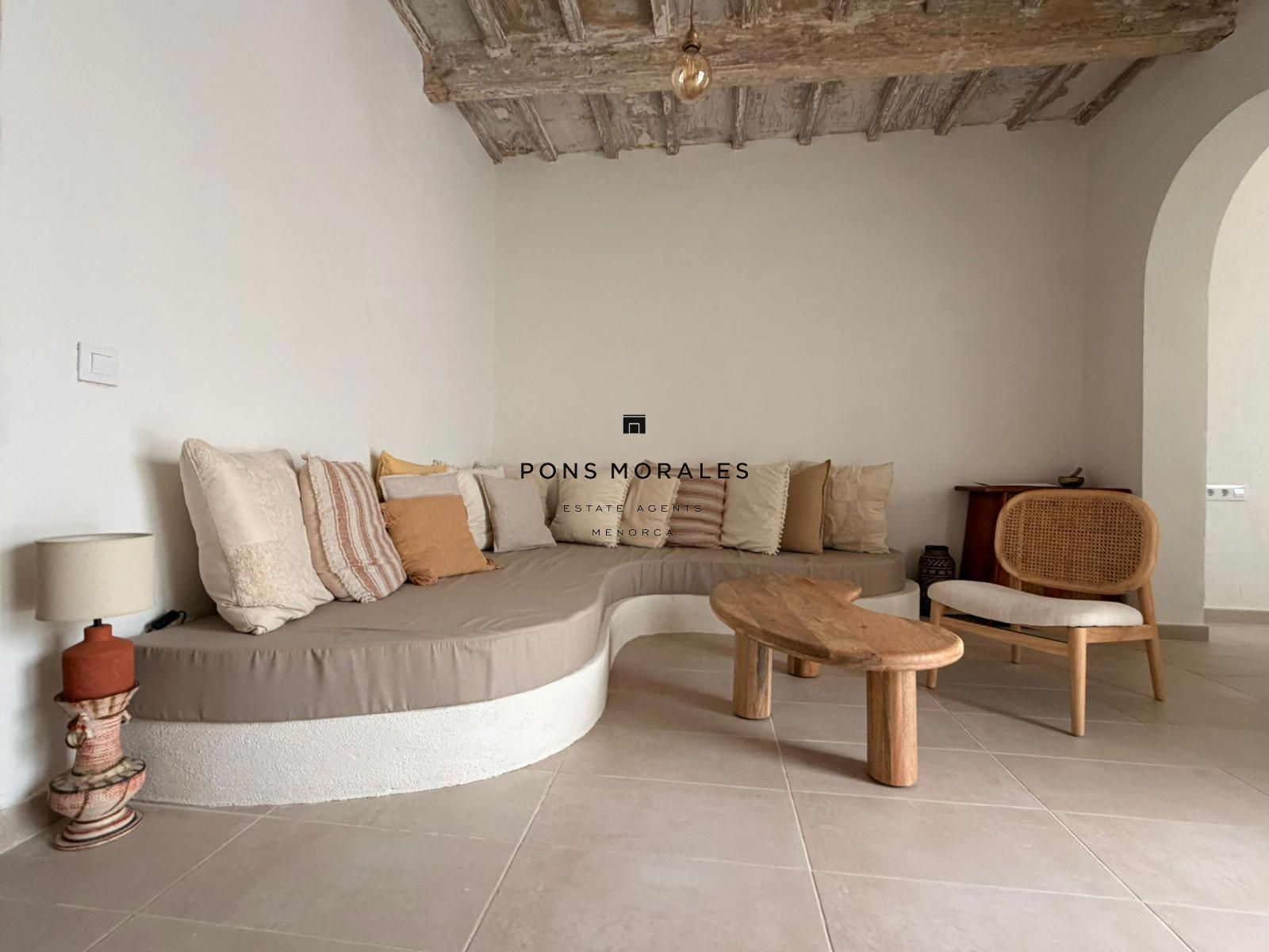 Living room of Flat for sale in Maó - Mahón  with Air Conditioner, Heating and Private garden