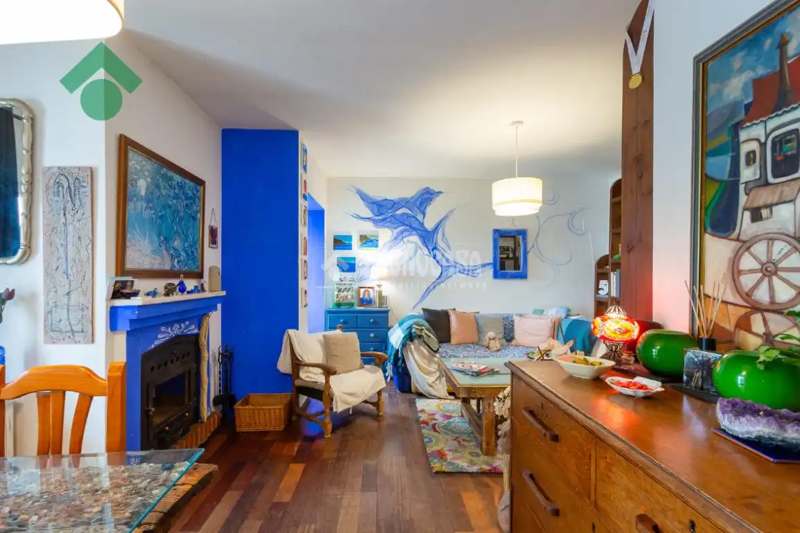 Sala de estar de Casa adosada en venta en Nerja con Aire acondicionado, Terraza y Balcón