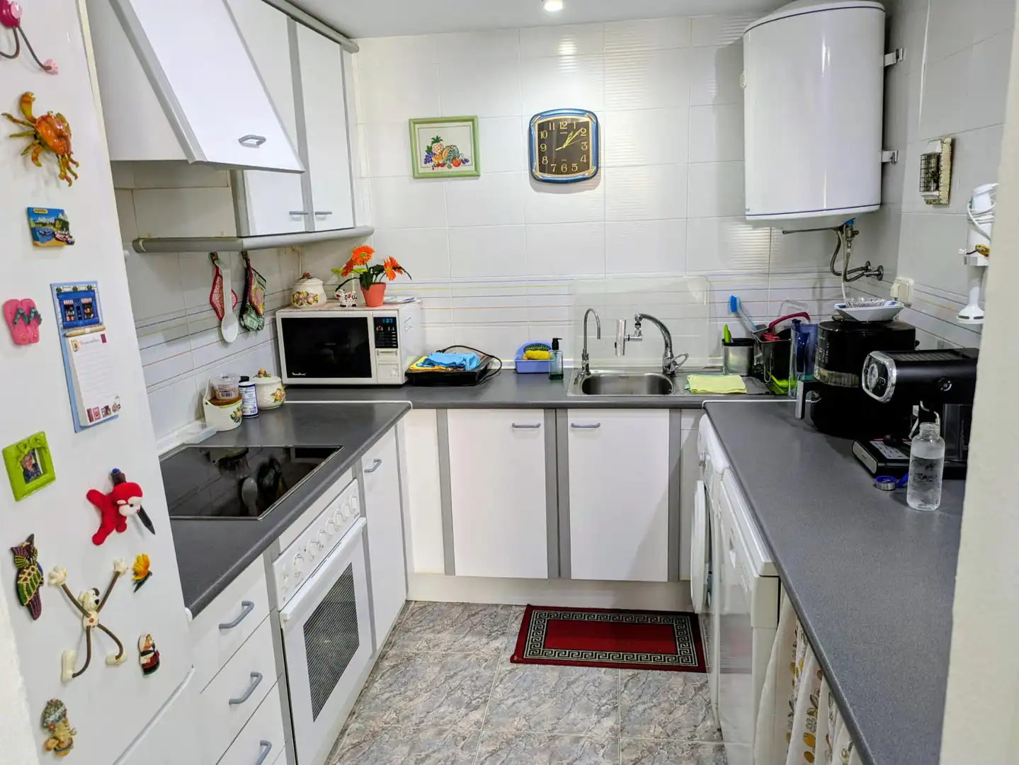 Kitchen of Apartments for sale in Cullera  with Terrace, Furnished and Community pool