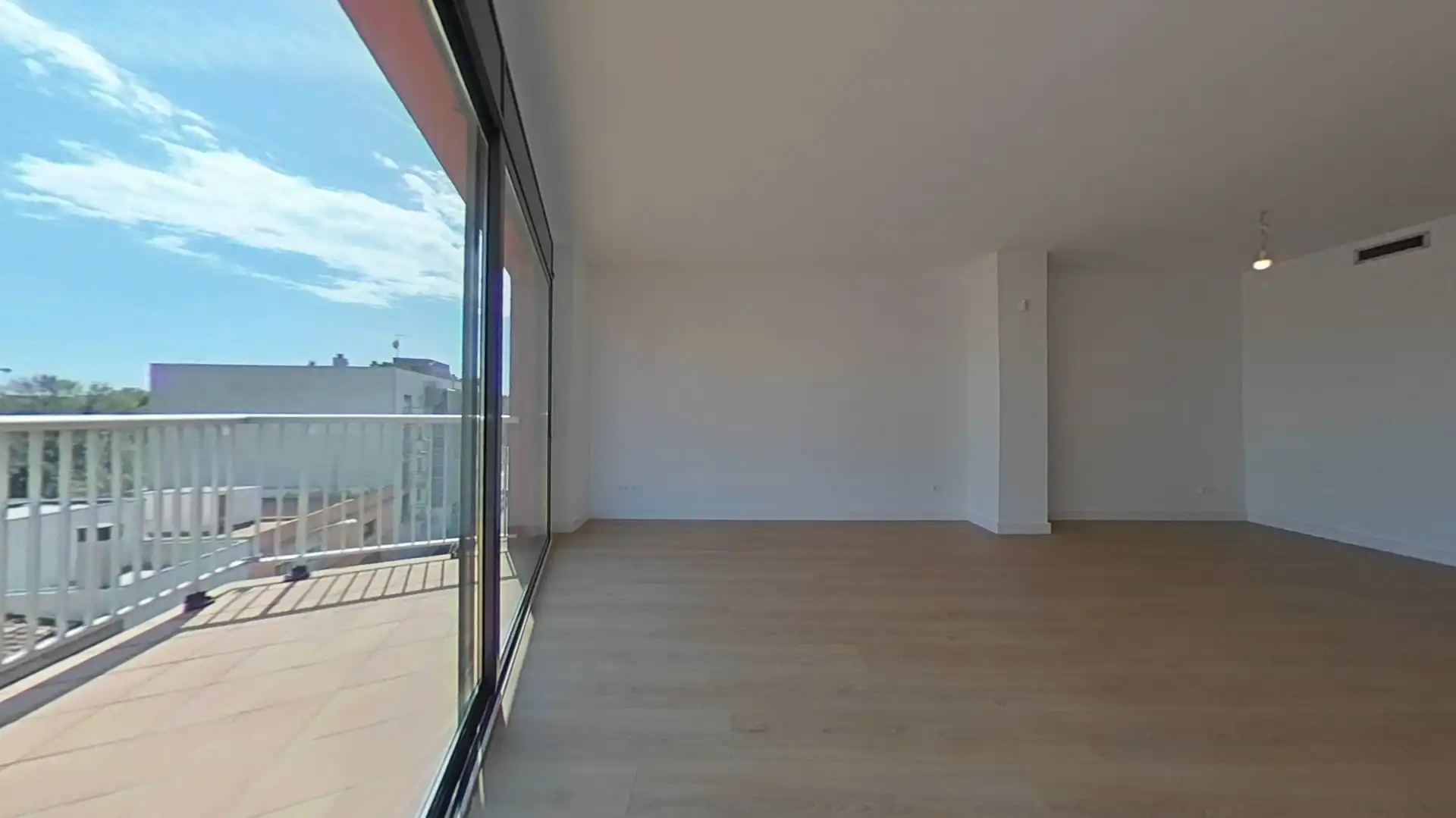 Sala de estar de Piso en venta en Badalona con Parquet