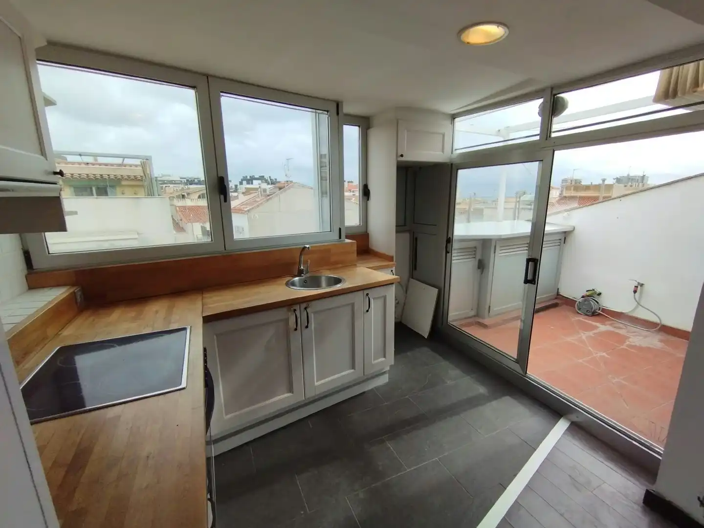 Kitchen of Duplexes for sale in Mataró  with Air Conditioner, Heating and Balcony