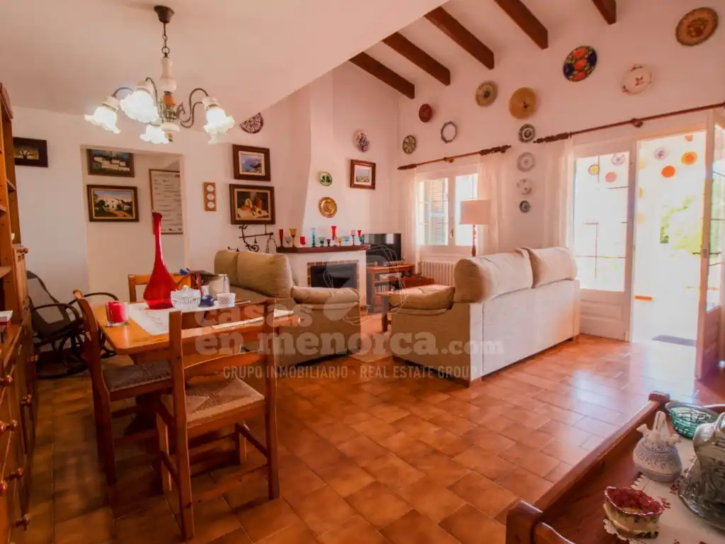 Living room of Houses for sale in Sant Lluís  with Heating, Private garden and Terrace