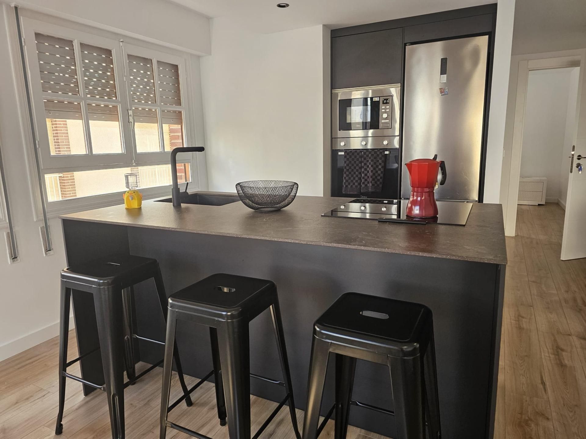 Kitchen of Flat to rent in Águilas  with Air Conditioner, Heating and Furnished