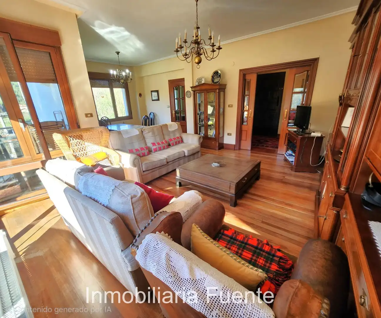 Sala de estar de Casa o chalet en venta en Zalla  con Calefacción, Jardín privado y Terraza
