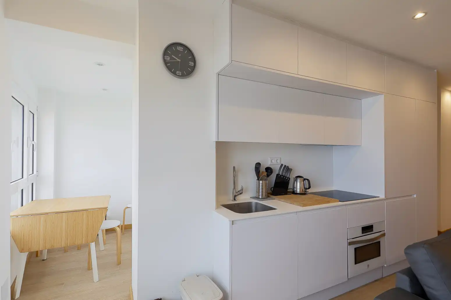 Cocina de Piso de alquiler en Gijón  con Calefacción y Amueblado
