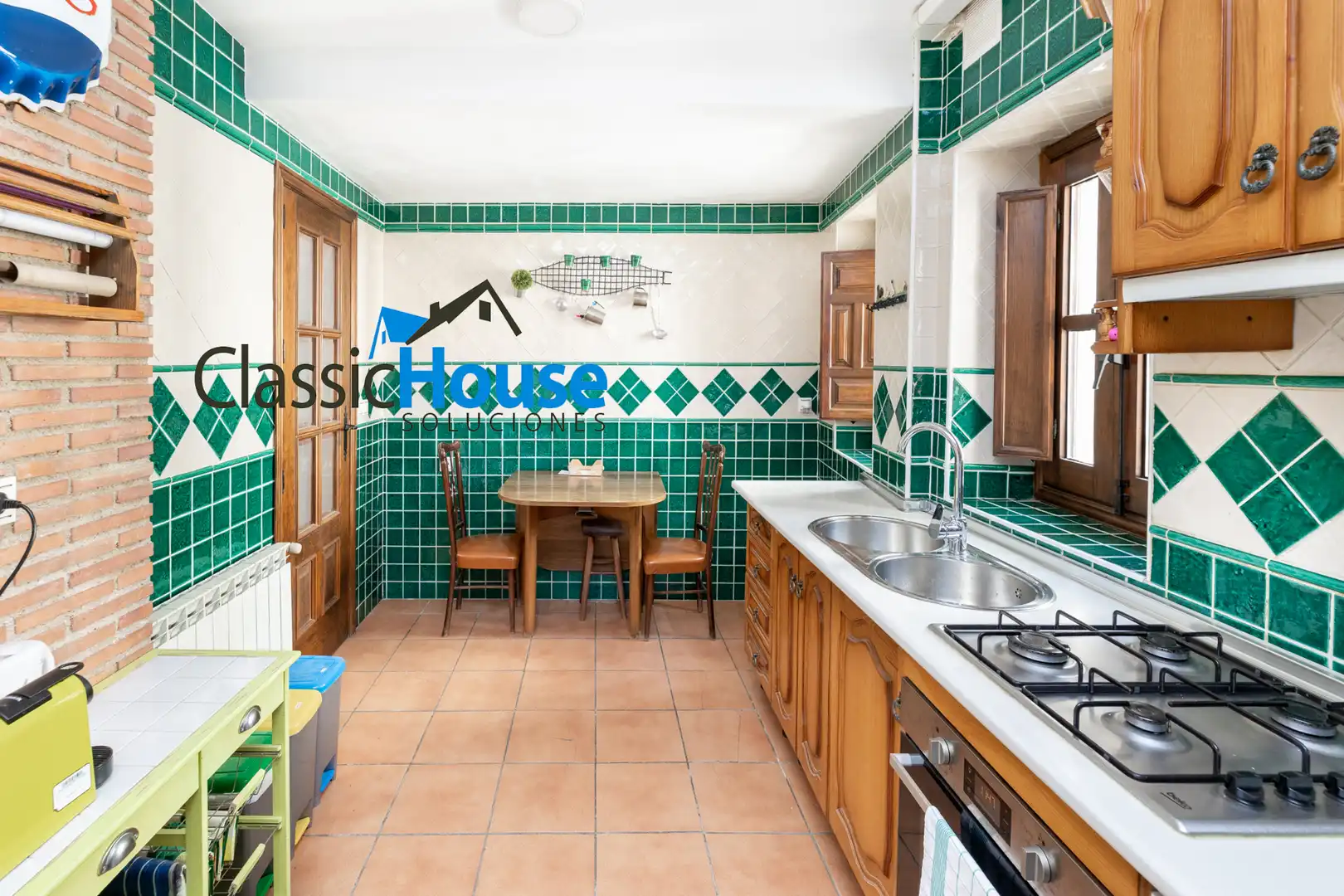 Cocina de Casa adosada en venta en Granada con Terraza, Amueblado y Horno