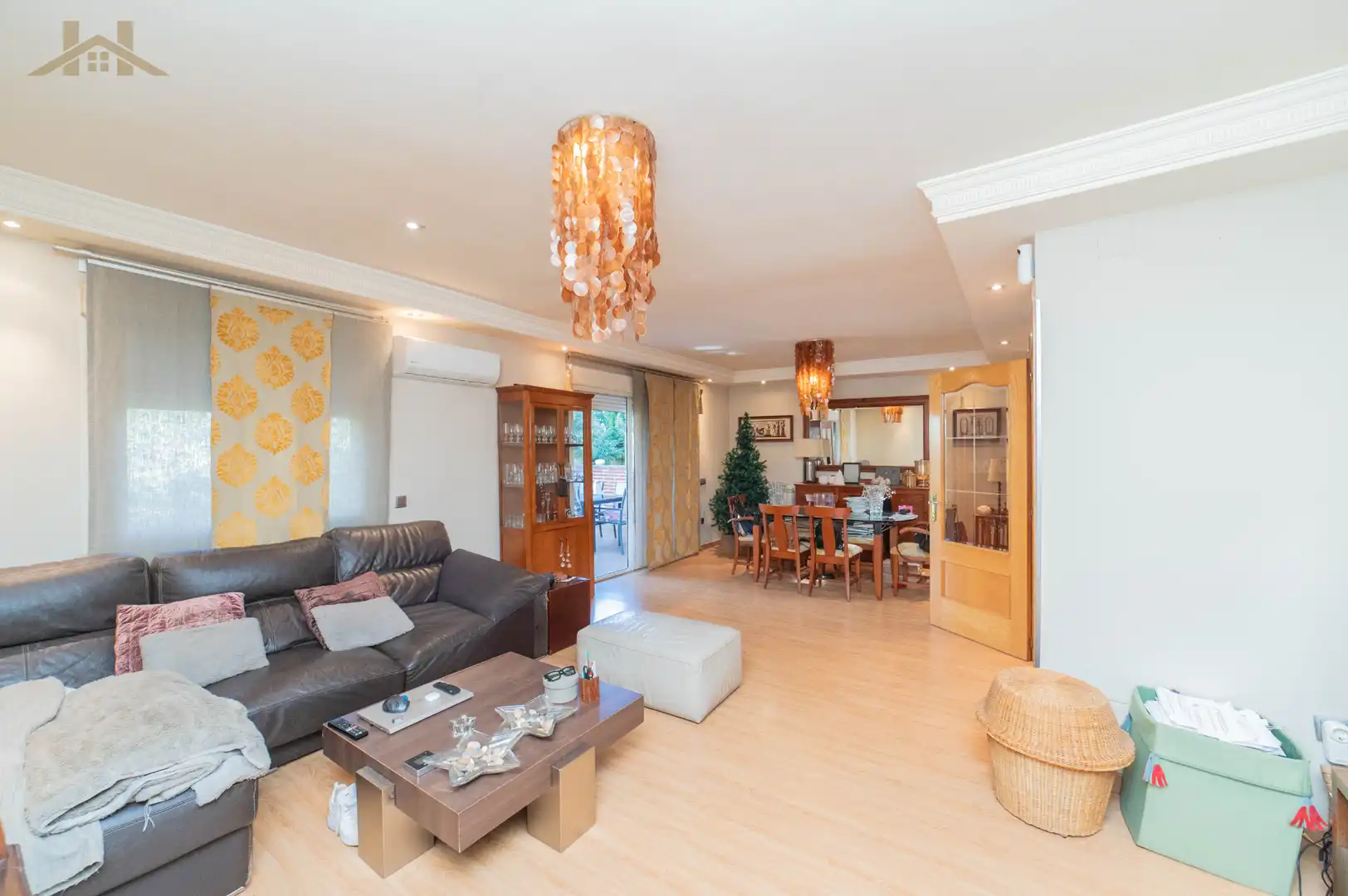 Living room of Detached homes for sale in Arroyomolinos (Madrid)  with Air Conditioner, Heating and Private garden