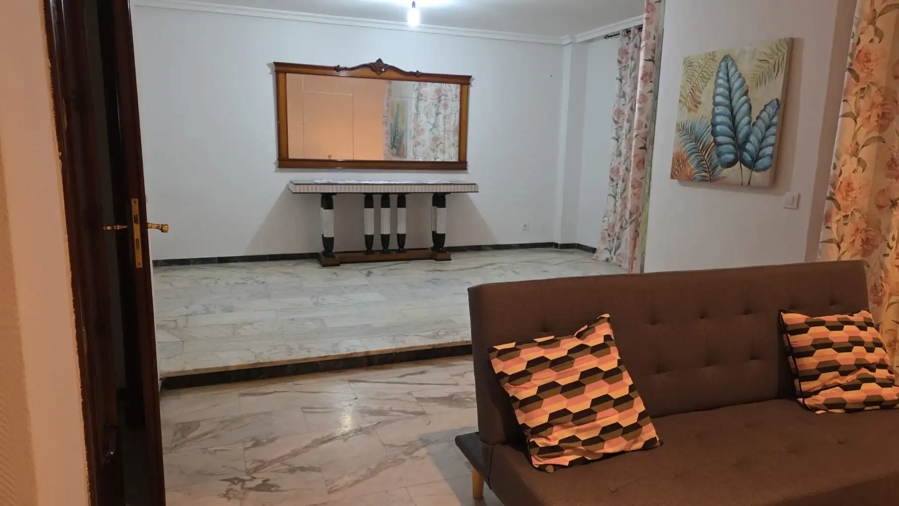 Sala de estar de Piso en venta en Villanueva de la Serena con Terraza, Amueblado y Balcón