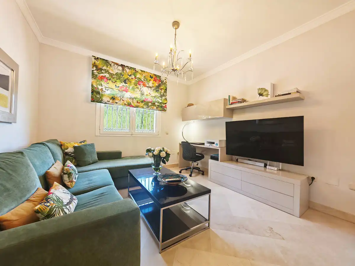 Living room of Houses for sale in Marbella  with Air Conditioner, Heating and Private garden