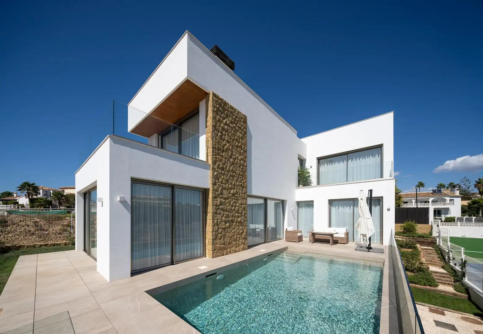 Detached house with pool for sale in El Faro de Calaburra - Chaparral, imagen 15