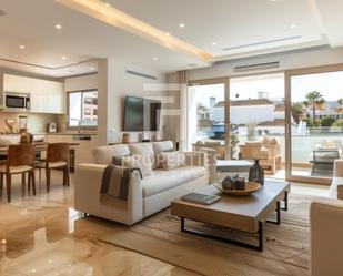 Living room of Attic for sale in Marbella  with Air Conditioner, Terrace and Balcony