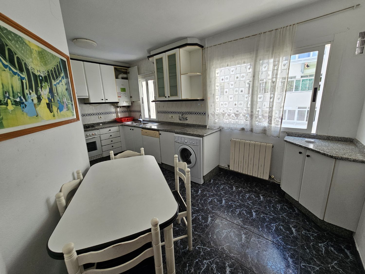 Kitchen of Flat for sale in A Coruña Capital   with Heating