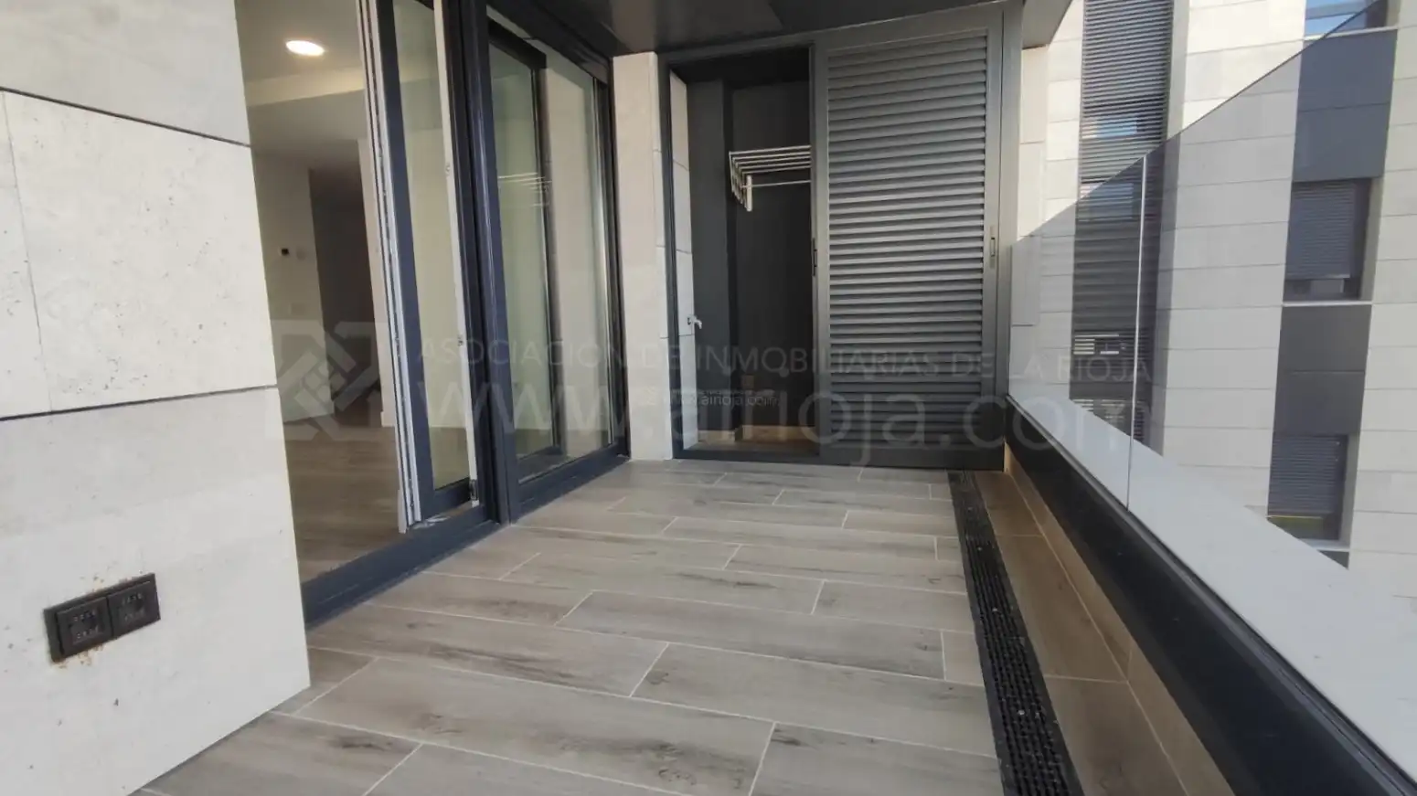 Terrace of Flat for sale in  Logroño  with Air Conditioner, Heating and Private garden