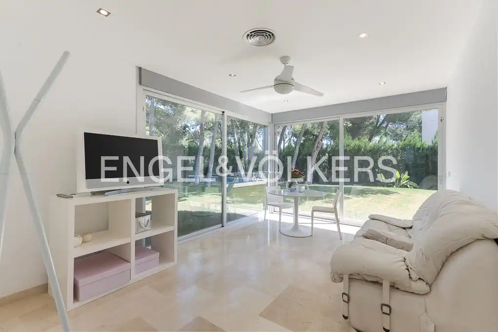 Sala de estar de Casa o chalet de alquiler en Chiva con Aire acondicionado, Calefacción y Jardín privado
