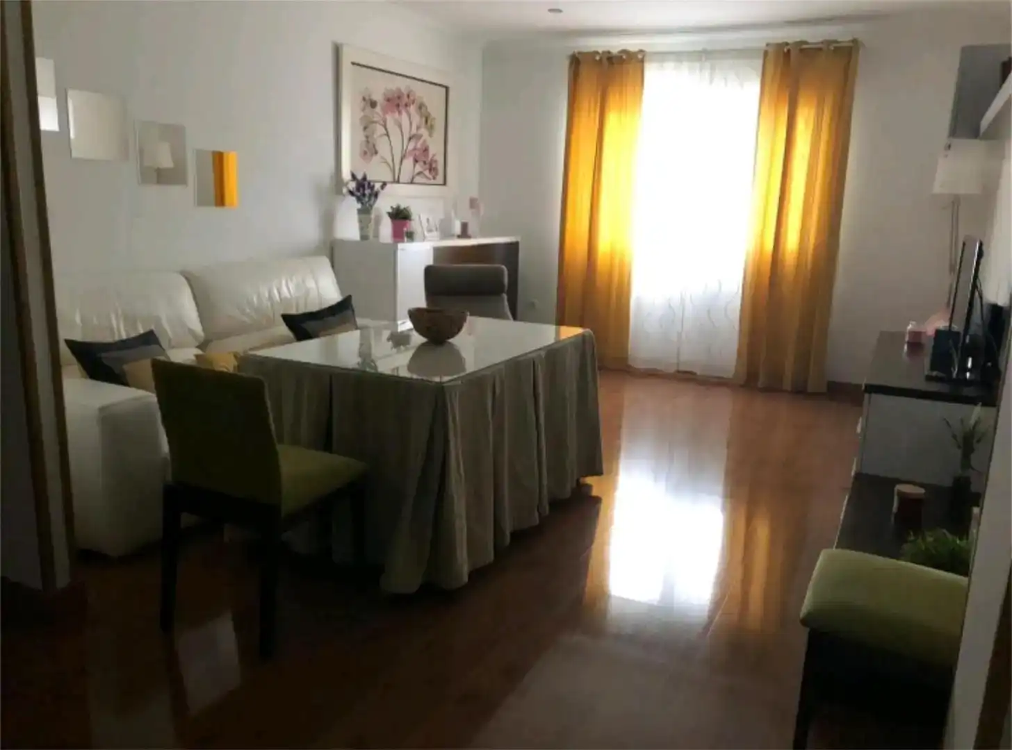 Sala d'estar de Pis en venda en La Carolina amb Aire condicionat, Parquet i Moblat