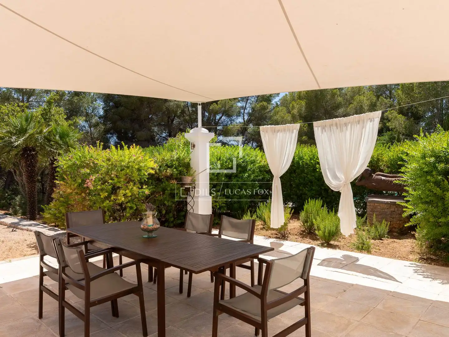 Terrace of Country homes for sale in Santa Eulària des Riu  with Furnished