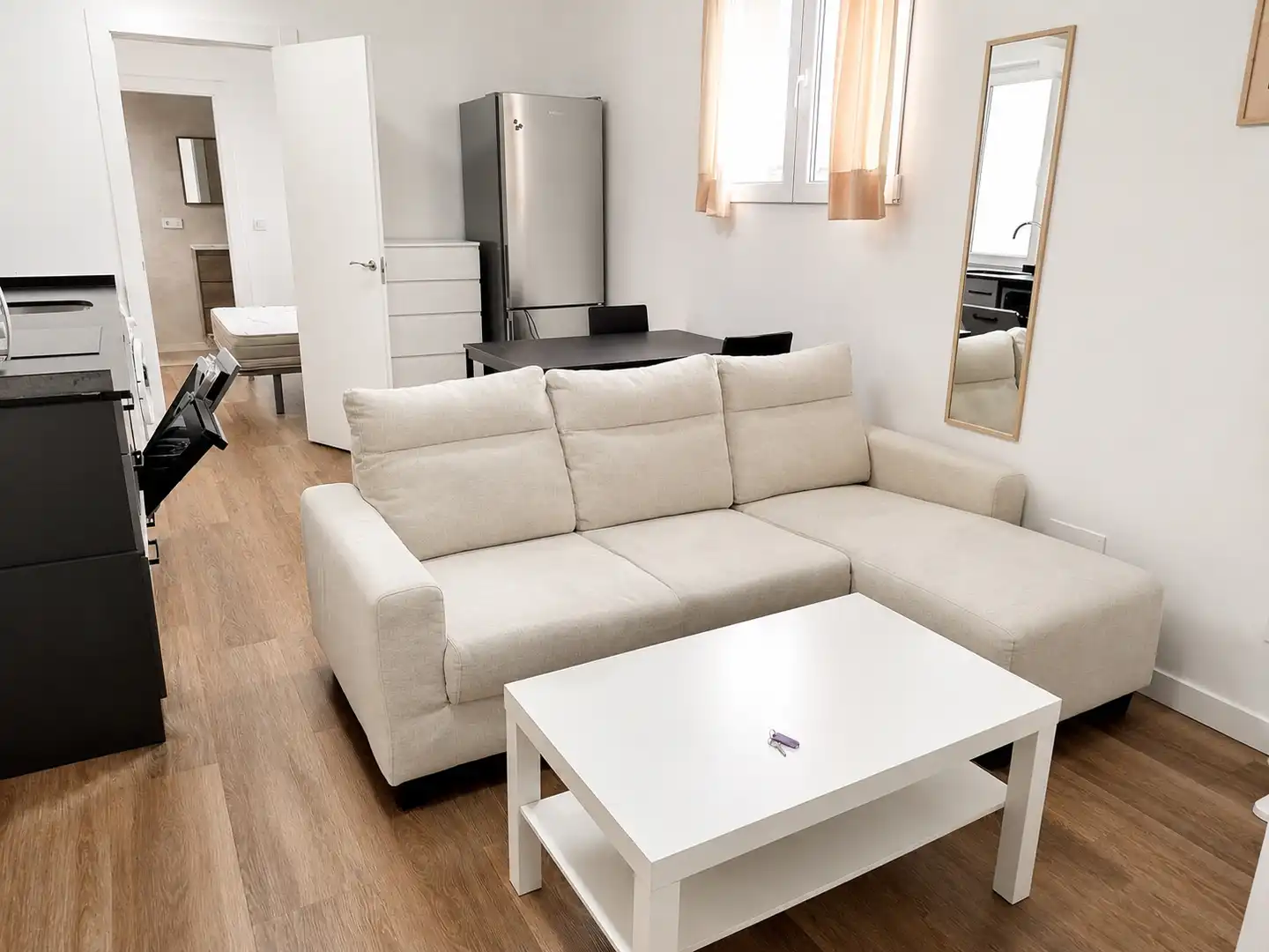 Sala de estar de Piso de alquiler en Santander con Amueblado y Horno