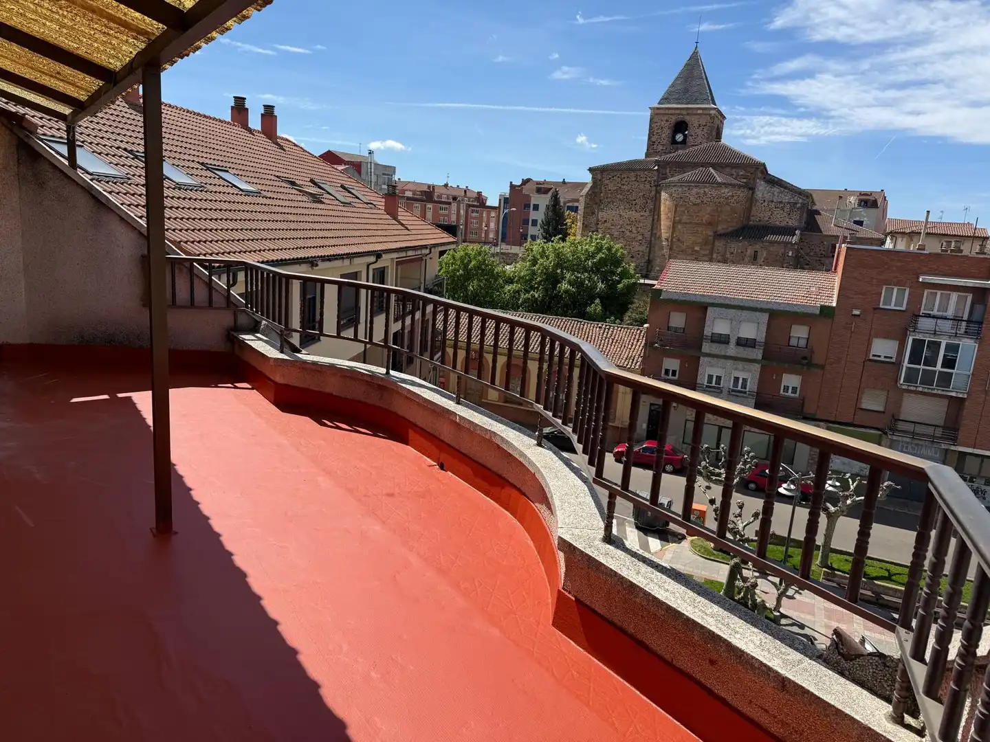 Terraza de Ático en venta en La Bañeza  con Calefacción, Parquet y Terraza