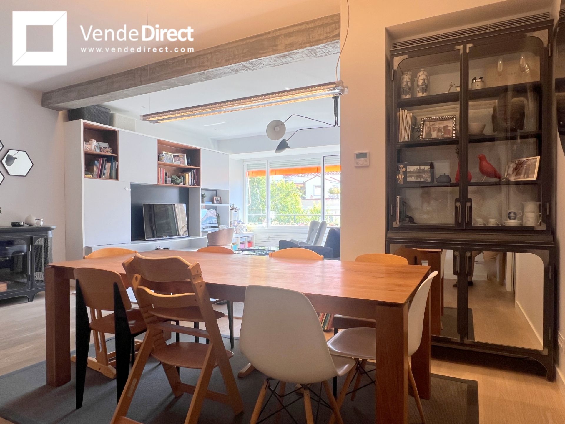 Dining room of Flat to rent in  Madrid Capital  with Air Conditioner, Heating and Furnished