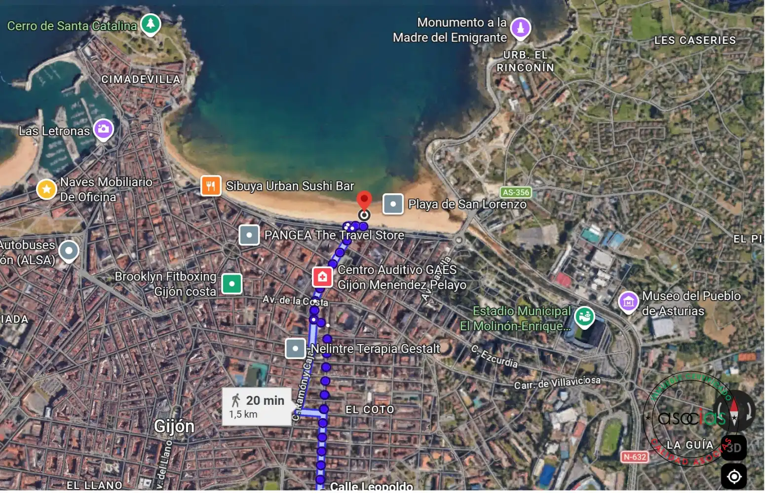 Vista exterior de Piso en venta en Gijón  con Calefacción, Parquet y Trastero